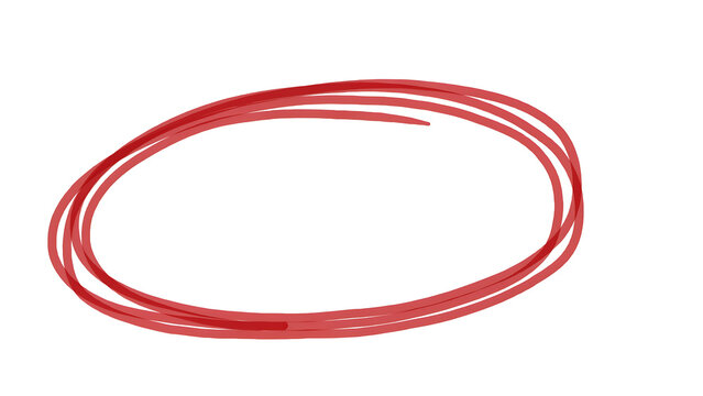 Abstract red line isolated on white background with abstract minimalist background creative isolated continuous