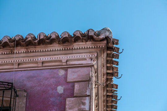 Picturesque details of the historic architecture of Totana, Region of Murcia, Spain