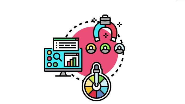Application options concept digital selection, talent attraction, and customizable settings across various platforms, symbolizing choice and configuration for business solutions
