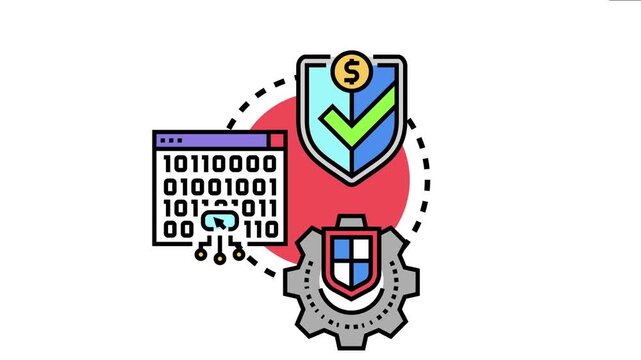 Application vulnerability protection concept a digital shield protecting software code and system configurations, providing security and safeguarding sensitive data