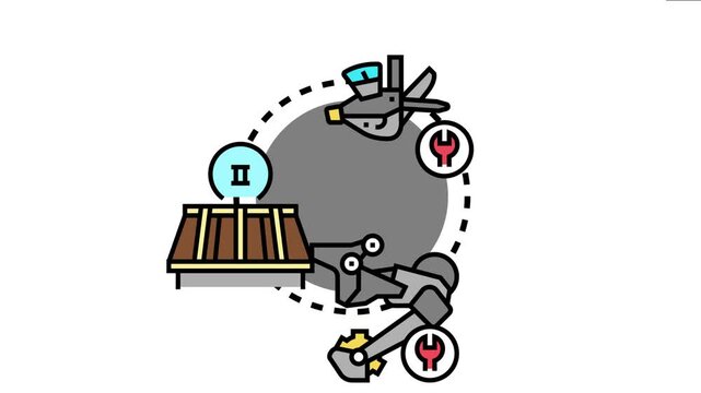 System icon the process of applying modifications or updates to an existing system, indicating improvement, repair, and ongoing development to enhance functionality