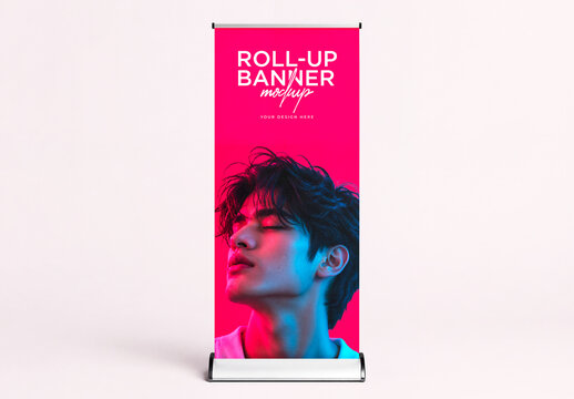 Roll-Up Banner Mockup