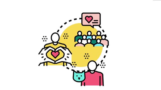 People showing gratitude and care for volunteers and their charity work, symbolizing community support, recognition, and kind assistance for various social initiatives