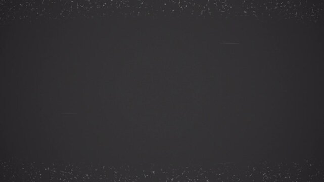 Minimal Dark Film Texture with Curved CRT, Slight Noise Frames and Subtle Horizontal Static Lines for Video Editing. Dark Distressed Film Grain with Floating Subtle Dust and Scratches