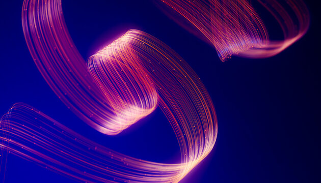3D Neural Network Data Stream Motion