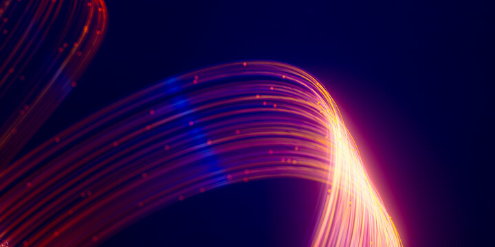 3D Digital Signal Flow Through Space