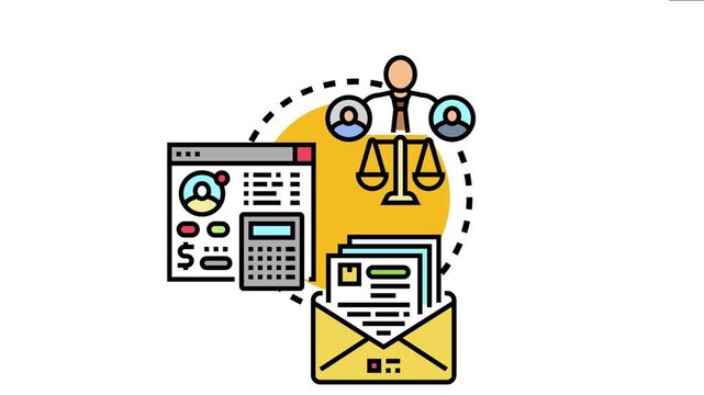 Arbitration and settlement procedure legal dispute resolution, agreement, and negotiation processes with an mediator, contract documents, calculations, and communication