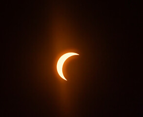 Solar eclipse in Spain, August 12, 2026, Cambrils, Tarragona province © JackF