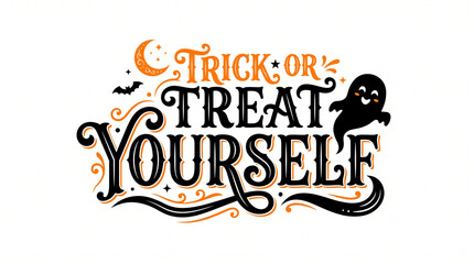 Trick Or Treat Festive Typography © Nipa