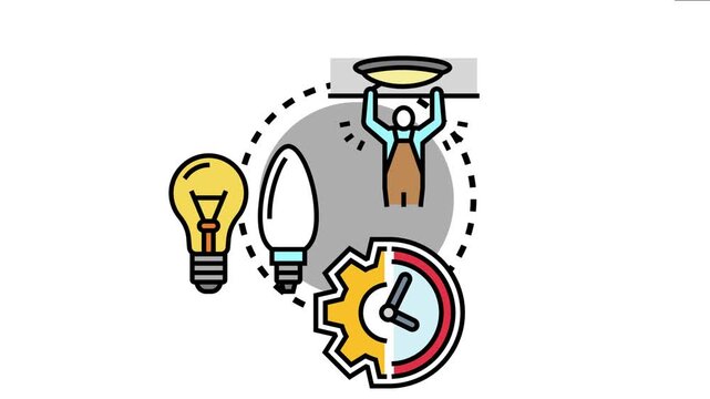 Person assembling various light components, including different types of bulbs and a fixture, connecting them efficiently to install a new lighting system and optimize energy
