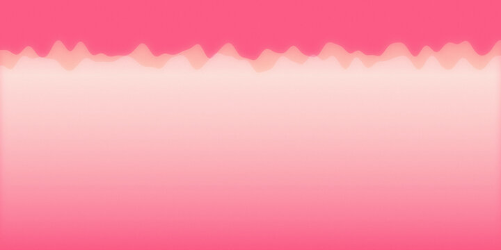 soft pink gradient background with wavy edge texture