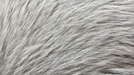Fototapeta premium Soft gray animal fur texture close up with natural light and fine detail