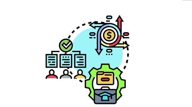 Asset management aligning business strategy, operational workflow, and financial planning for maximizing profit, optimizing resources, and achieving organizational goals with effective allocation