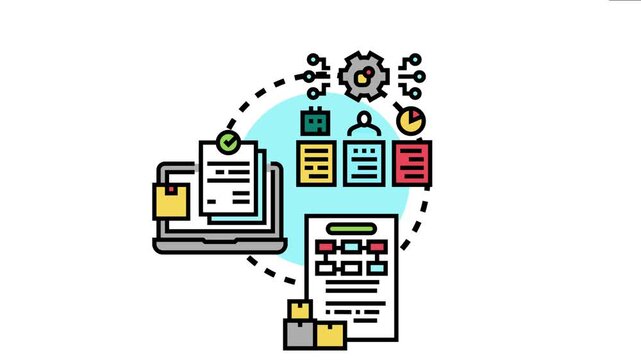 Financial concept the assignment of receivables without recourse, outlining the process of factoring accounts for business cash flow management and financing