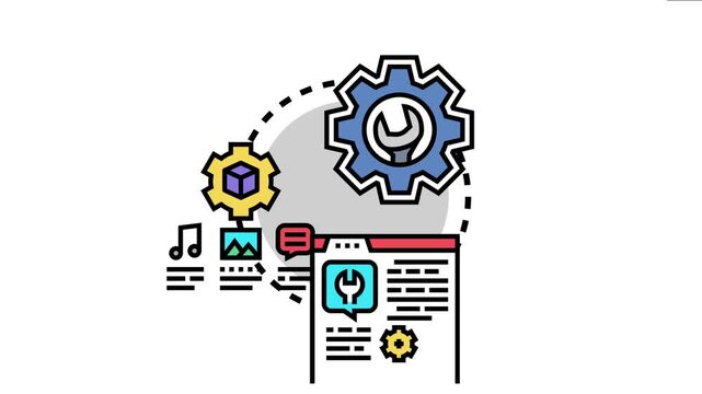 Digital product settings management, symbolizing customizable options and personalized features for software, applications, or technical services across various media formats