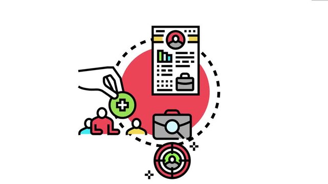 Hand offering advantage coin to team for hiring process, focusing on resume selection, employee search, and talent acquisition for business growth and professional development