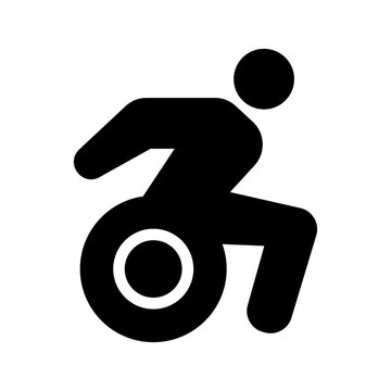 Wheelchair Icon Vector Symbol Design Illustration