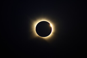 Plakat Total solar eclipse that occurred in Spain on August 12, 2026.