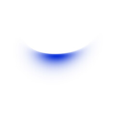 Obraz premium Minimalist Glowing Blue Light Shapes Set on White Background