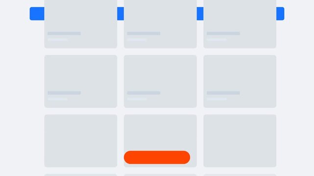 Minimalist Website Layout UI UX Design Placeholder Animation
