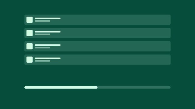 Abstract Digital User Interface Loading Screen Animation