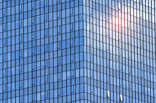 Architecture details Modern Building Glass facade Business background
