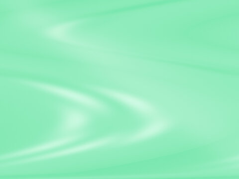 Soft mint green water ripple abstract background with gentle light waves