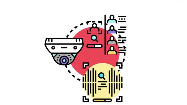 Authorization disclosing biometric identifiers involves a surveillance camera capturing and processing personal data for identity verification and information security
