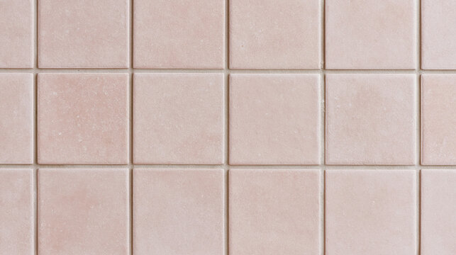 Blush Pink Tile Texture Close Up