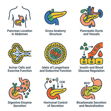 Pancreas Anatomy and Function Illustrated
