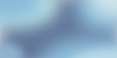 Fototapeta premium Abstract soft blue blurred mesh gradient background with smooth texture and calm atmospheric feel. Minimalist backdrop for web design, UI/UX, presentations, and branding.