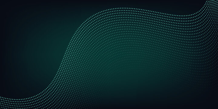 Technology digital futuristic internet network connection dark black background, green abstract cyber information communication, Ai big data science, innovation future tech line illustration vector 3d