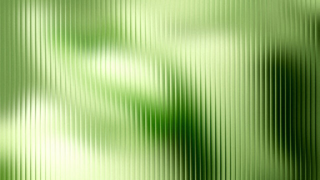 Abstract green textured background with soft light gradients and vertical ribbed pattern for design elements