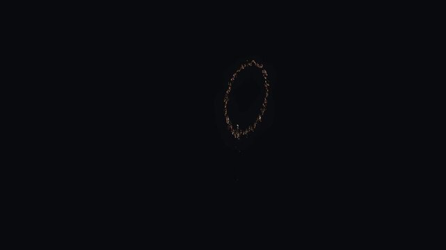 3d render firework