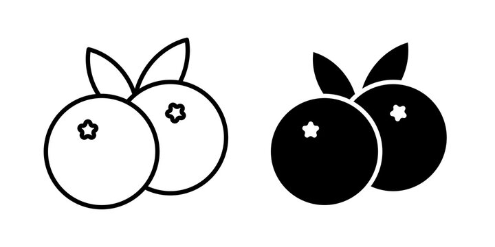 Berry icon for infographic projects
