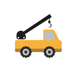 Naklejka premium Construction Vehicle Illustration