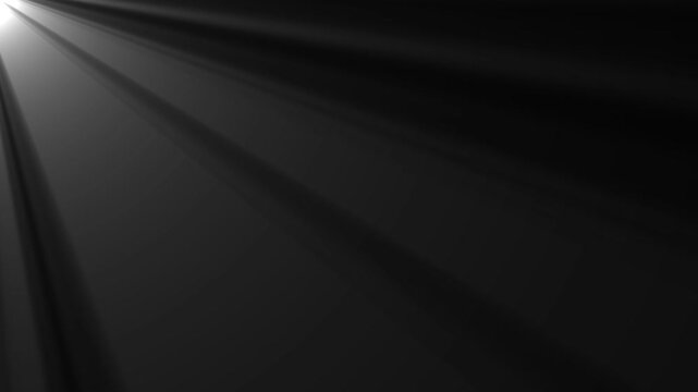 Glowing light rays burst on transparent background. Isolated white light rays animation. Shine or sun effect on black screen. sun light lens flares art animation background, white light rays looping