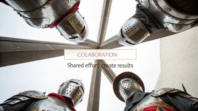 Knights in Armor Collaborating Strategically