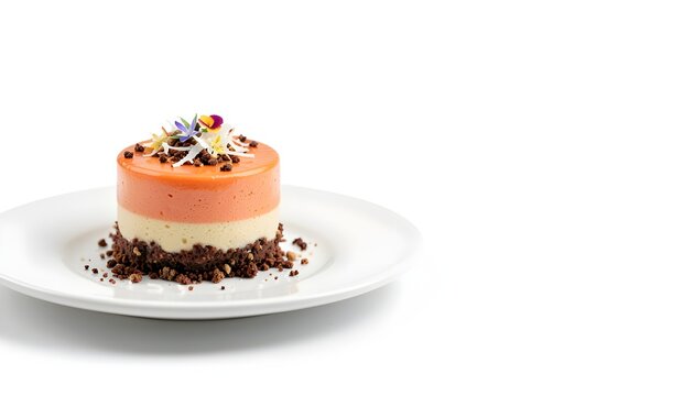 Mamey sapote gourmet mousse premium commercial food photography