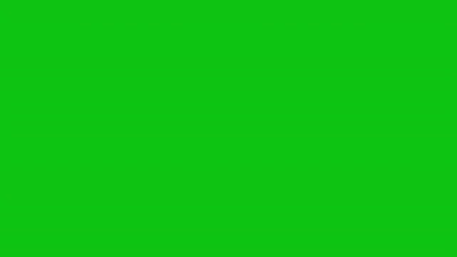 Horizontal animated videogame console controllers transition overlay. Gaming gamepads parting to reveal a green screen chroma key backdrop.