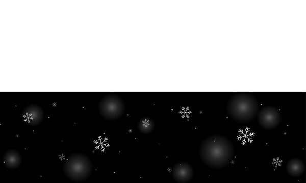 Winter snowflake particle design falling frost crystal texture illustration on transparent background