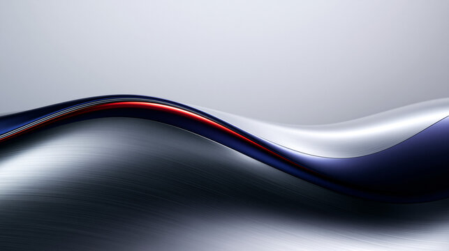 Abstract Metallic Wave Background with Copy Space