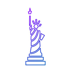 Statue of liberty icon © verry