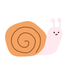 snail on white background © Jessica
