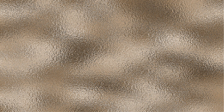Textured rose gold metallic foil background with wavy shimmering surface for luxury packaging and festive holiday greeting.