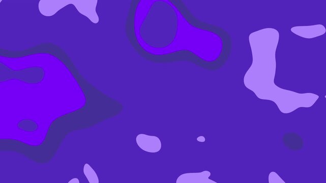 Purple abstract fluid shapes shifting in seamless motion