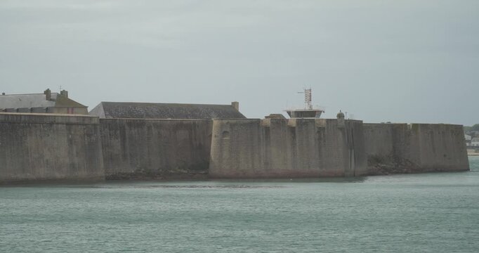The Citadel of Port-Louis (Citadelle de Port-Louis) at the entrance to the Lorient anchorage in southern Brittany, France.
