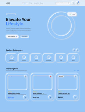E-commerce Homepage
