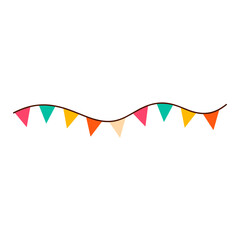 Fototapeta premium Circus Bunting Flag