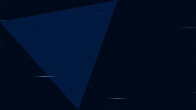 Abstract geometric triangle shape with subtle light streak motion animation elements created for modern digital background professional graphic design projects